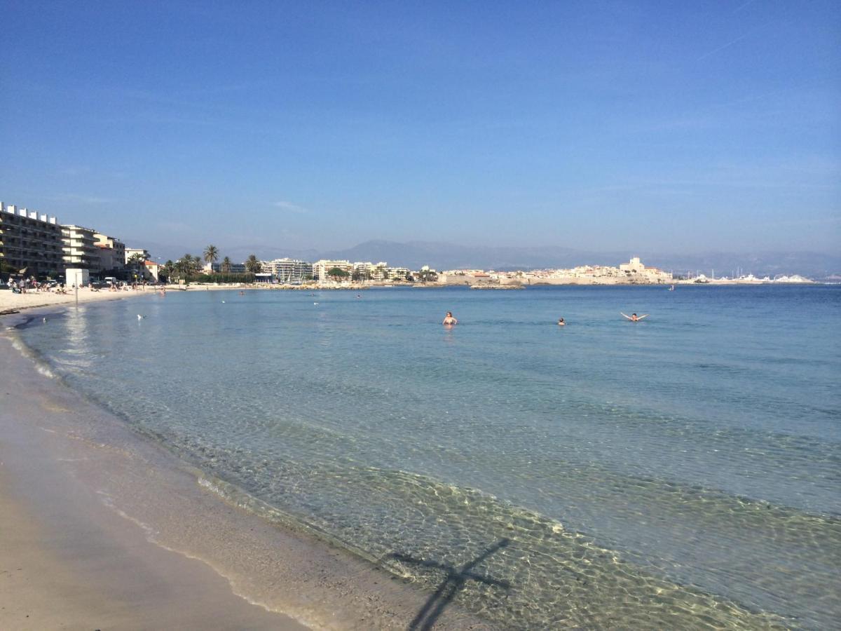 Grand Studio 7 minutes de la Plage et Climatisé sur Juan Les Pins Antibes Exterior foto